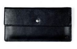 Длинный феншуйный кошелек «Flat» (black) черный